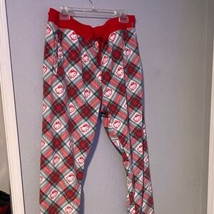 Hello kitty plaid pajama pants